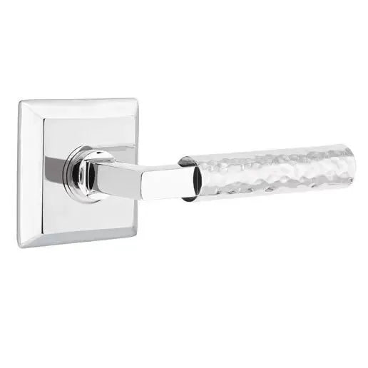 polished chrome lever