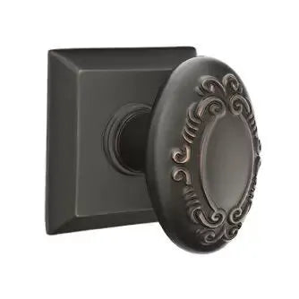 Emtek Victoria Knob with Quincy Rose by Emtek