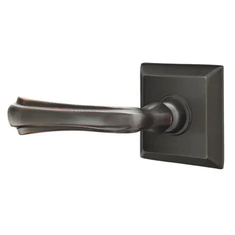 Emtek Wembley Lever with Quincy Rose by Emtek