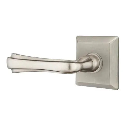 Emtek Wembley Lever with Quincy Rose by Emtek