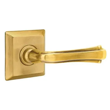 Emtek Wembley Lever with Quincy Rose by Emtek