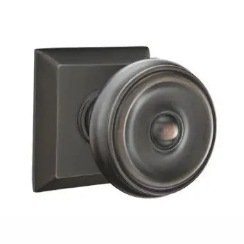 Emtek Waverly Door Knob with Quincy Rose by Emtek