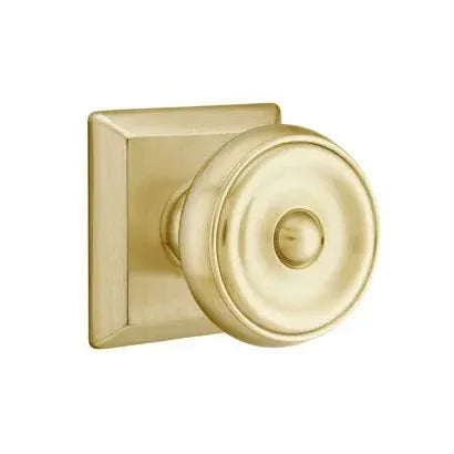 Emtek Waverly Door Knob with Quincy Rose by Emtek