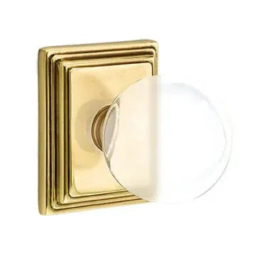 Emtek Bristol Door Knob with Wilshire Rose by Emtek