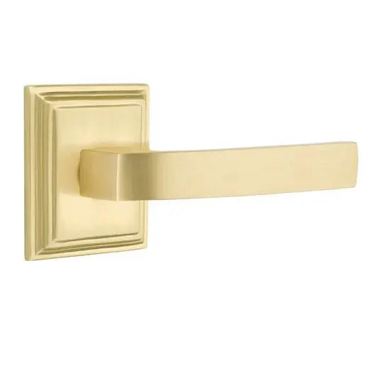 Emtek Breslin Lever with Wilshire Rose by Emtek