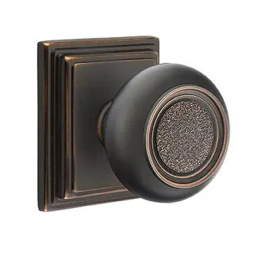 Emtek Belmont Knob with Wilshire Rose by Emtek
