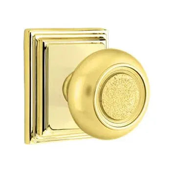 Emtek Belmont Knob with Wilshire Rose by Emtek