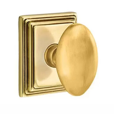 Emtek Egg Door Knob with Wilshire Rose by Emtek
