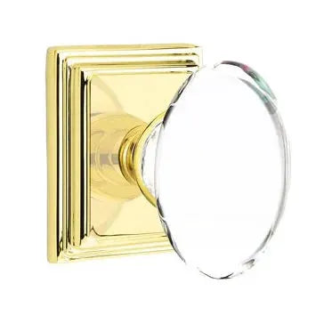Emtek Hampton Door Knob with Wilshire Rose by Emtek