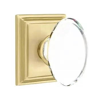 Emtek Hampton Door Knob with Wilshire Rose by Emtek