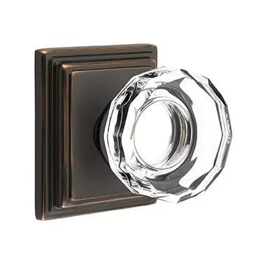 Emtek Lowell Door Knob with Wilshire Rose by Emtek