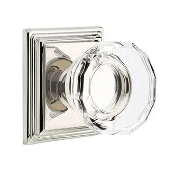 Emtek Lowell Door Knob with Wilshire Rose by Emtek