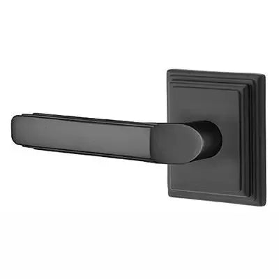 Emtek Milano Door Lever with Wilshire Rose by Emtek