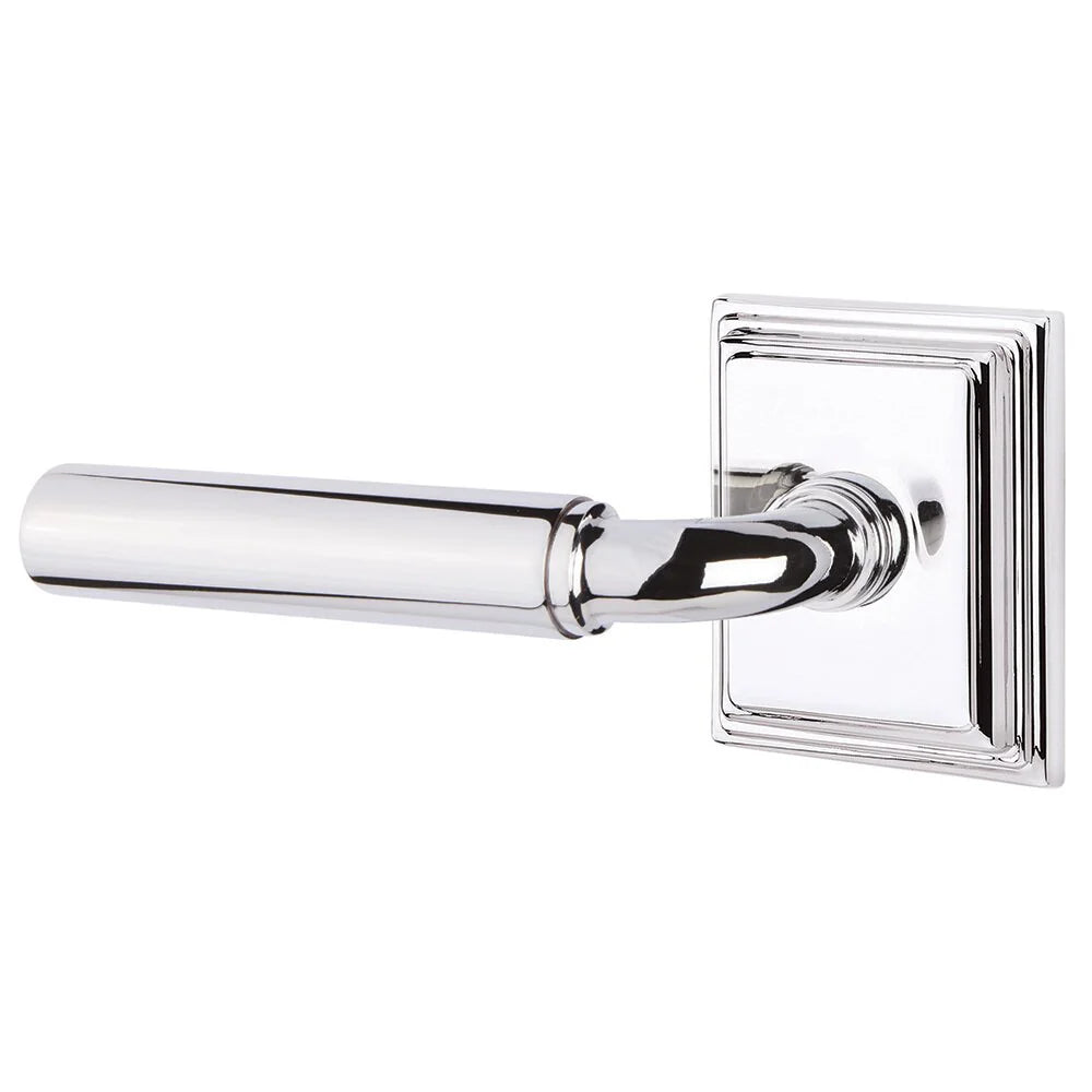 Emtek Manning Door Lever with Wilshire Rose by Emtek