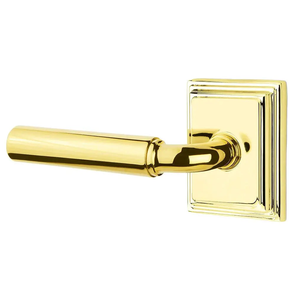 Emtek Manning Door Lever with Wilshire Rose by Emtek