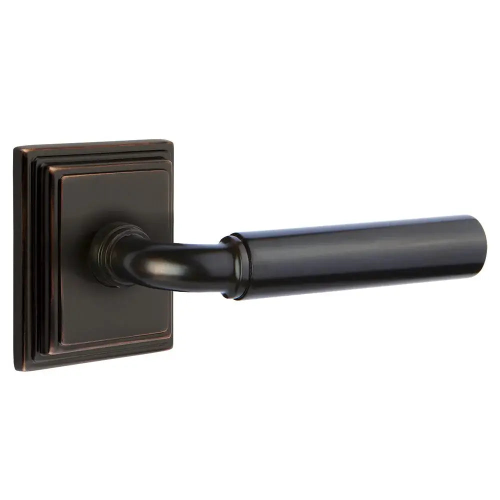 Emtek Manning Door Lever with Wilshire Rose by Emtek
