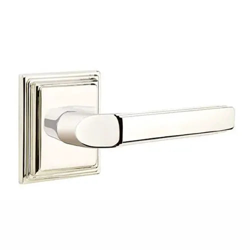 Emtek Milano Door Lever with Wilshire Rose by Emtek