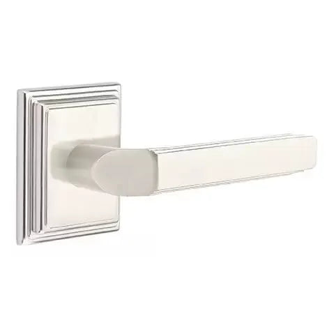 Emtek Milano Door Lever with Wilshire Rose by Emtek