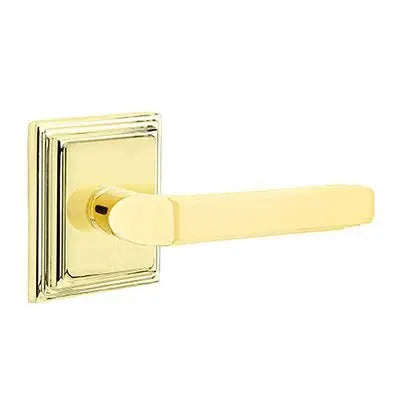 Emtek Milano Door Lever with Wilshire Rose by Emtek