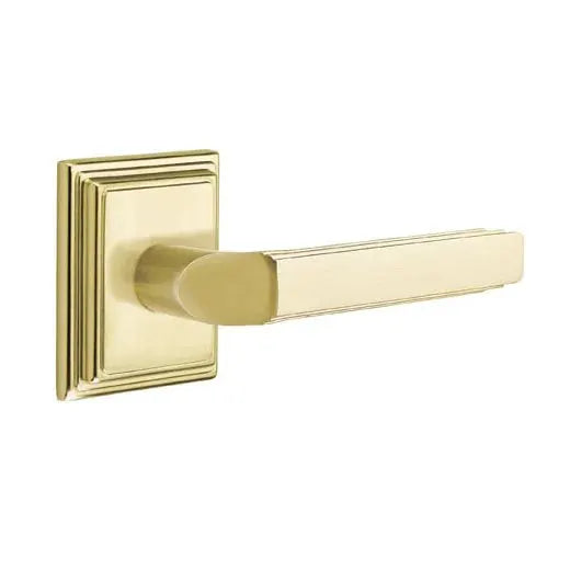 Emtek Milano Door Lever with Wilshire Rose by Emtek