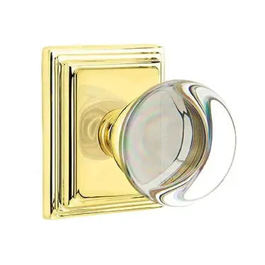 Emtek Providence Door Knob with Wilshire Rose by Emtek
