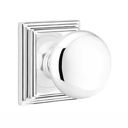 Emtek Providence Door Knob with Wilshire Rose by Emtek