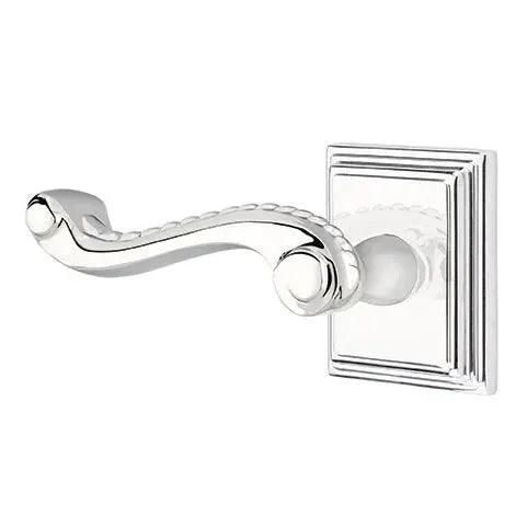 Emtek Rope Lever with Wilshire Rose by Emtek