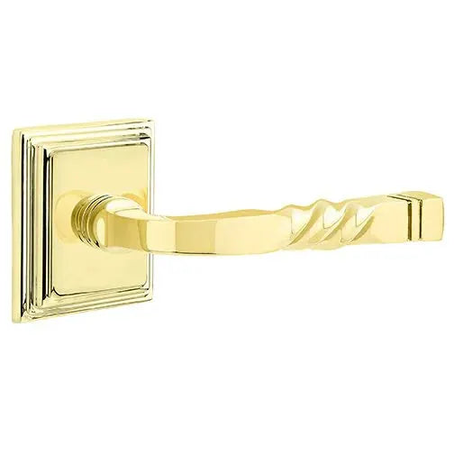 Emtek Sante Fe Lever with Wilshire Rose by Emtek