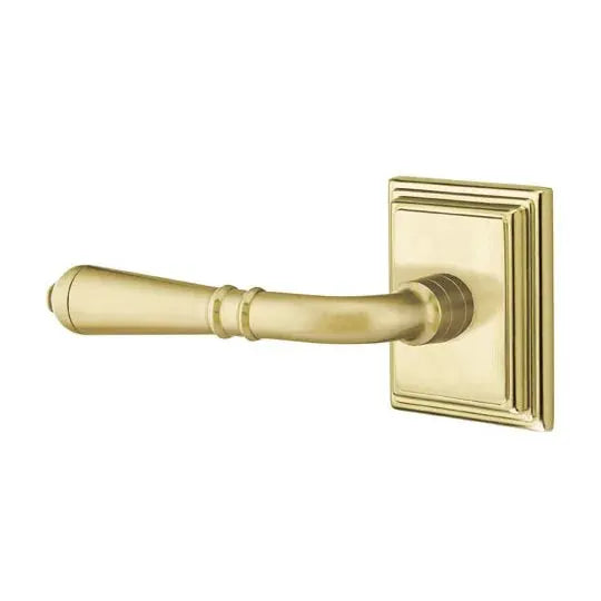 Emtek Turino Door Lever with Wilshire Rose by Emtek