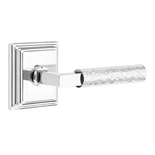 polished chrome lever