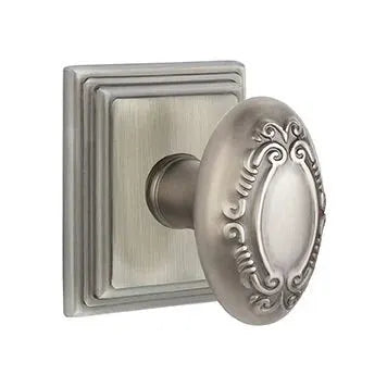 Emtek Victoria Knob with Wilshire Rose by Emtek