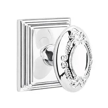Emtek Victoria Knob with Wilshire Rose by Emtek