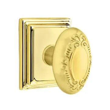 Emtek Victoria Knob with Wilshire Rose by Emtek