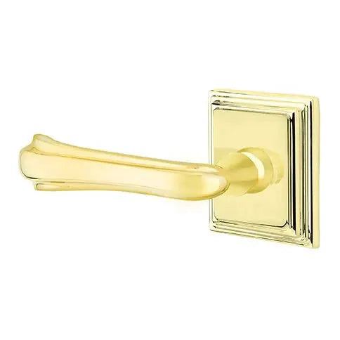 Emtek Wembley Lever with Wilshire Rose by Emtek