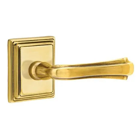 Emtek Wembley Lever with Wilshire Rose by Emtek