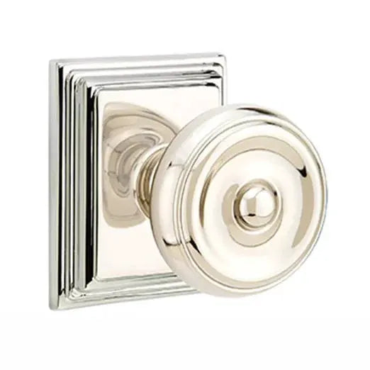 Emtek Waverly Door Knob with Wilshire Rose by Emtek