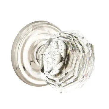 Emtek Diamond Door Knob with Regular Rose by Emtek