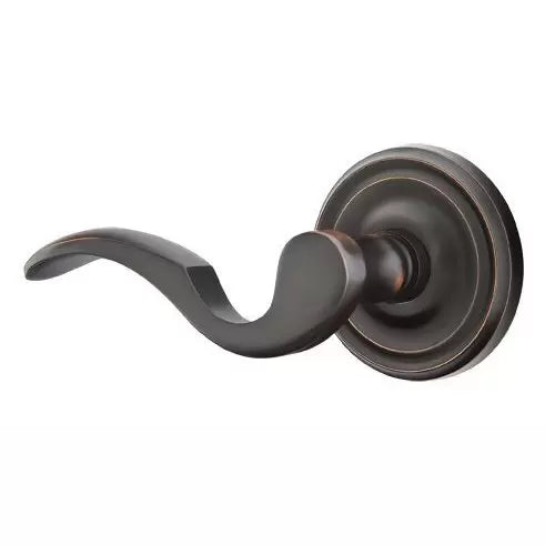 Emtek Cortina Door Lever with Regular Rose by Emtek