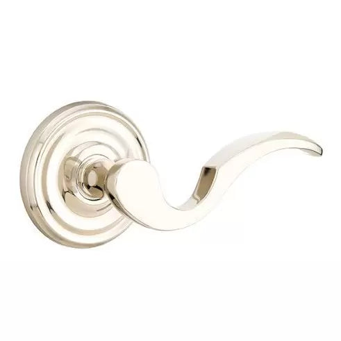 Emtek Cortina Door Lever with Regular Rose by Emtek