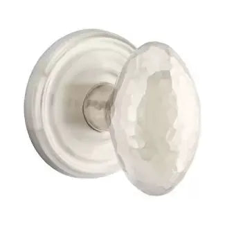 Emtek Hammered Egg Door Knob with Regular Rose by Emtek