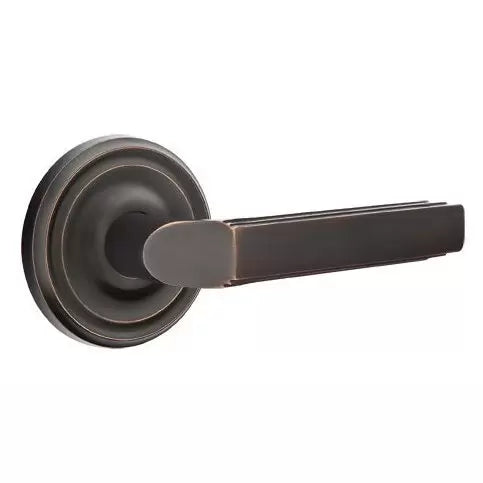 Emtek Milano Door Lever with Regular Rose by Emtek