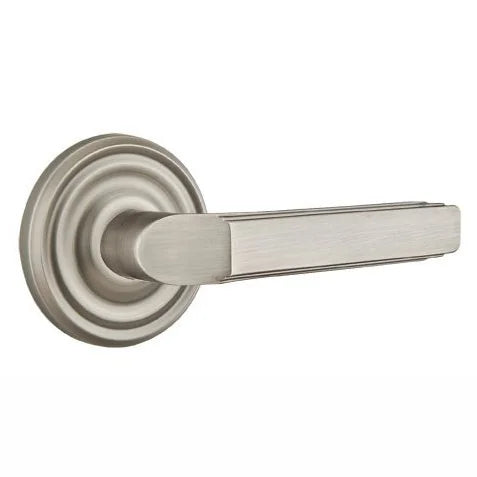 Emtek Milano Door Lever with Regular Rose by Emtek