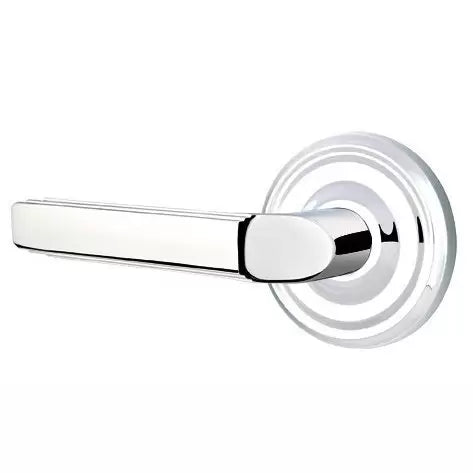 Emtek Milano Door Lever with Regular Rose by Emtek