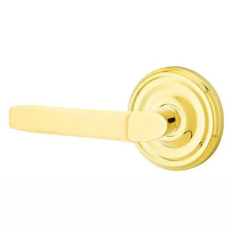 Emtek Milano Door Lever with Regular Rose by Emtek