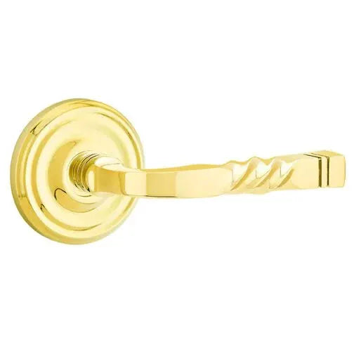 Emtek Sante Fe Lever with Regular Rose by Emtek