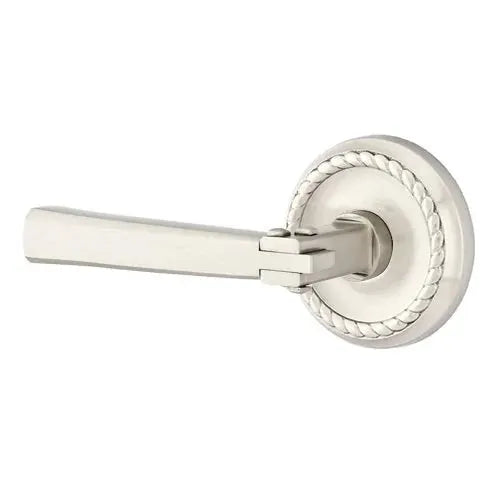 Emtek Arts and Crafts Door Lever with Rope Rose by Emtek