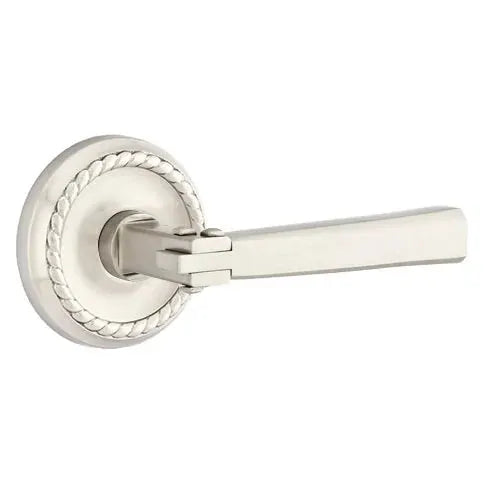 Emtek Arts and Crafts Door Lever with Rope Rose by Emtek