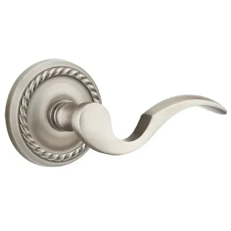 Emtek Cortina Door Lever with Rope Rose by Emtek
