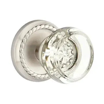 Emtek Georgetown Door Knob with Rope Rose by Emtek
