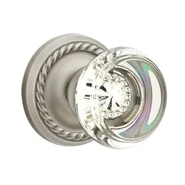 Emtek Georgetown Door Knob with Rope Rose by Emtek